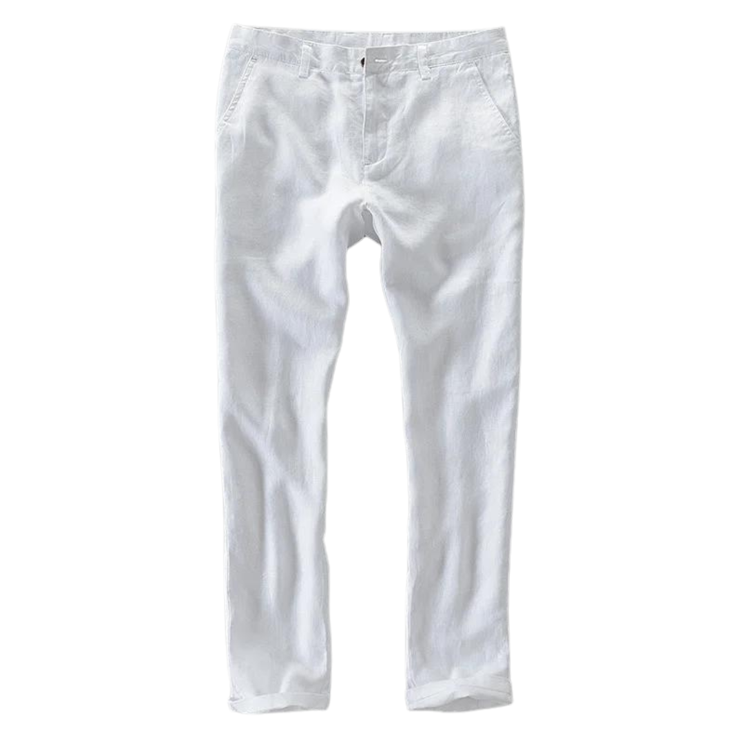 100% Lanene Casual Hlače